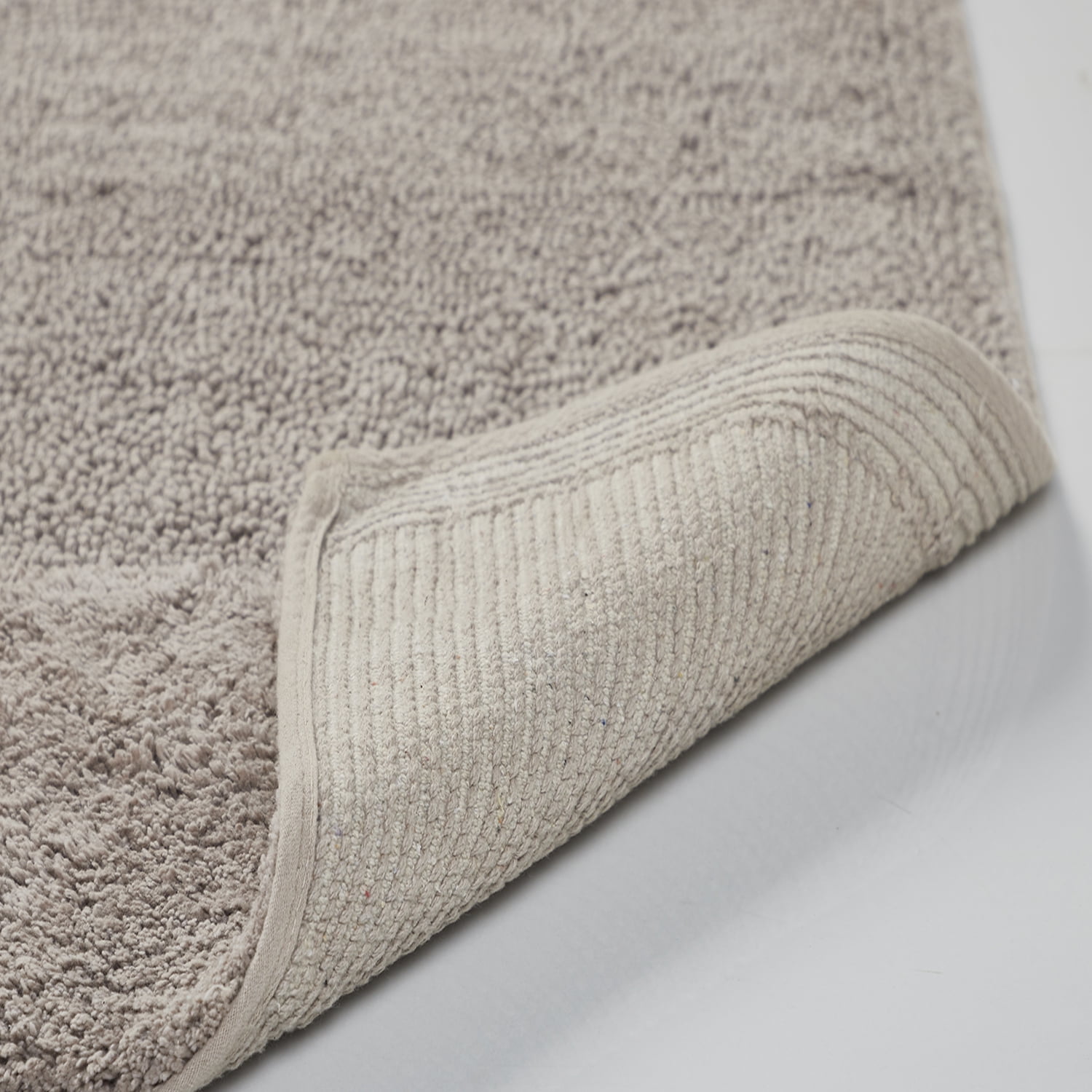 Better Trends 5 Piece Bathroom Rug Set, 100% Cotton, Extra Soft Tufted Bath Mat, Water Absorbent & Non Slip Bath Rug, (Beige) Granada Collection