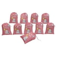 thumbnail image 4 of Darling Souvenir Pink Unicorn Birthday Party SuppliesÂ&nbsp;Drawstring PouchesÂ&nbsp;Favor Bags 15 Pieces, 4 of 5