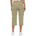 JingHai Womens Capris with Pockets Loose Fit Casual Capri Pants Dressy