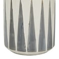 thumbnail image 4 of DecMode 13" Gray Ceramic Vase with Triangle Patterns, 4 of 5