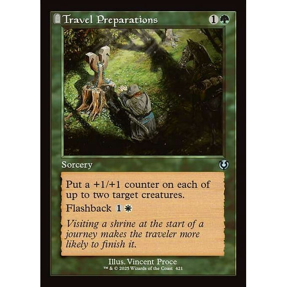 MtG Innistrad Remastered Uncommon Travel Preparations (Classic Frame) #421
