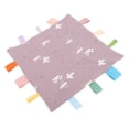 thumbnail image 1 of Estink Baby Tags Cotton Security Blanket with Colorful Tags for Sensory Soothing, 1 of 8