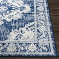 thumbnail image 3 of Roma ROM-2364 5'3" x 7'1" Rug in Navy/Cream/Light Gray/Sky Blue, 3 of 7