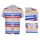 thumbnail image 2 of Blusa de Cosplay de la película Barbi para hombre, traje informal de talla grande, camisa de Ken, pantalones de tirantes, novedad de 2023, 2 of 3