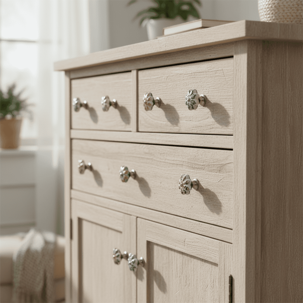 Vriksha Kraft Ceramic Cabinet Knobs – 12 Pack, Multicolor Painted Floral Drawer Knobs for Cabinets, Dressers & Furniture