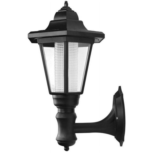 1-4x Luces LED de pared para exteriores con energía solar, lámpara impermeable para jardín