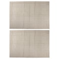 thumbnail image 4 of Cubiertas para mesa de comedor, mantel a cuadros de 2 piezas, impermeable, mantel a cuadros, mantel de rejilla, probado profesionalmente, 4 of 8