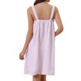 thumbnail image 3 of INSPIRE CHIC Women's Terry Wrap Bathrobe Spa Robe for Gym Pool Shower Bath Towel Robe Shower Dress XL Light Pink, 3 of 6
