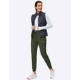 thumbnail image 6 of Women's Fleece Lined Joggers High Waisted Water Resistant Thermal Winter Sweatpants Running Hiking Pockets, 6 of 7