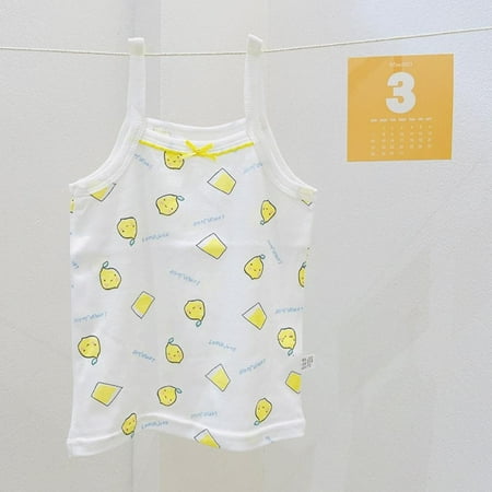 

Jolly Toddler Girl Sleeveless Suspender Vest Tank Tops Cute Summer Clothes