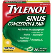 Tylenol Daytime Non-drowsy Pain Reliever Caplets, Cool Burst, 24 ct