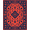 Red, Pattern 3, variant on ODIKA 4'x6' Machine Washable Non-Slip Area Rug, Adiva Eclectic High Traffic Rug, Orange, 539817