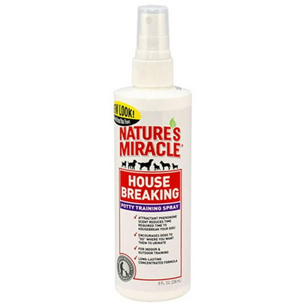 Natures Miracle 8 OZ House Breaking Potty Training Spray ...