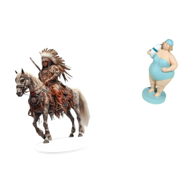 Adorno De Resina Acrílica Para Caballero, Mujer De Playa, Centro De Mesa, Estatua De Dama, Colección, Decoración Del Hogar, Regalo Impermeable, Figura De Escritorio Con Base Para Sala De Estar
