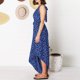 thumbnail image 5 of Mono De Verano Traje de vacaciones con estampado de leopardo de una pieza sexy asimétrico para mujer Ygjytge Azul Xxl para Mujer, 5 of 6
