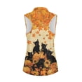 thumbnail image 2 of Whosucclay Black Cat Leaves Workout Tank Tops for Women, Casual Elastic Golf Sleeveless Top for Tennis Athletic XS - 2XL, 2 of 7