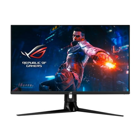 Restored ASUS ROG Swift PG329Q 32” Gaming Monitor, 1440P WQHD (2560x1440), Fast IPS, 175Hz (Supports 144Hz), 1ms, G-SYNC Compatible, Extreme Low Motion Blur Sync, Eye Care, HDMI DisplayPort USB, DisplayHDR 600 [Refurbished]