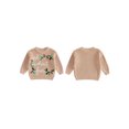 thumbnail image 2 of Cjfdfy Toddler Baby Boy Girl Christmas Sweater Gingerbread Christmas Lights Embroidery Long Sleeve Knitted Tops Kids Cute My Christmas Fall Winter Outfit 6M-4Y, 2 of 9