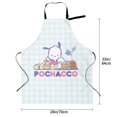 thumbnail image 2 of Pochacco Adjustable Bib Aprons, Waterdrop Resistant Apron with 2 Pockets for Kitchen Cooking Restaurant BBQ Painting Crafting, 2 of 7