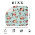 thumbnail image 4 of Pioneer Flower Floral Print Pattern Dish Drying Mat for Kitchen 1 Pack, Ultra Absorbent Microfiber Dishes Drainer Mats,16"x18", 4 of 6