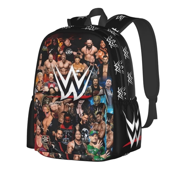 Wres-Tler W-W,E Backpack Large Travel Bookbag Travel Laptop Bag-Great Gift for Men Women