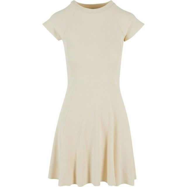 Urban Classics Womens Ribbed Skater Dress