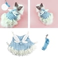 thumbnail image 4 of Conjunto de Correa Y Arnés de Chaleco , Ropa para Mascotas, Disfraz Transpirable Ajustable para Caminar Libre, Chinchilla, Hurón, Ani Colco  Arnés de conejo, 4 of 7