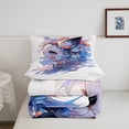 thumbnail image 5 of Anime Gifts Bedding Set 3Pcs Kawaii Japanese Comforter Set Cute Bedding, Anime with Fish Decor Bedding Comforters & Sets Cartoon Anime Down Comforter Queen Size, 5 of 6