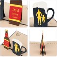 thumbnail image 4 of Happy Will Fathers Day Card, for Dad/Papa Birthday Card for Men, Husband, Boyfriend, Beer Pop Up Cards, Greeting Card for Birthday, Thankgiving Day, Fathers Day Gifs from Daughter son, 4 of 5