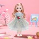 thumbnail image 1 of Puntoco Caja de regalo para muñecas de 12 pulgadas y 30 cm, regalo para la casa de juegos de los niños, juguetes para niñas, falda linda, cabello largo, ojos grandes, hermosa muñeca, regalo de cum, 1 of 5