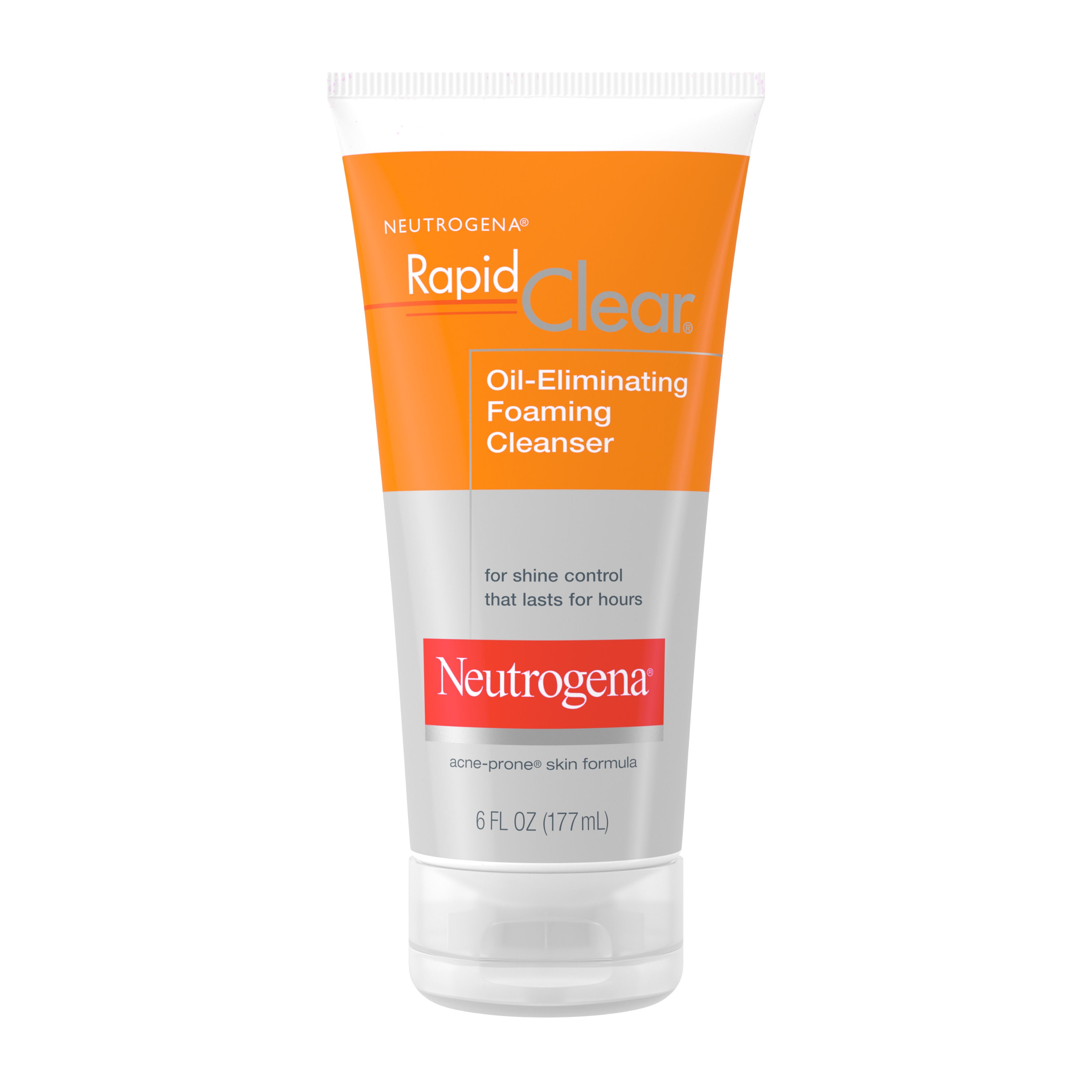 Neutrogena Rapid Clear Foaming Facial Cleanser, Oily Skin, OilFree, 6