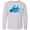 AC-Heather Grey, variant on Inktastic Jet Airplane Childs Plane Long Sleeve Youth T-Shirt