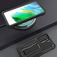 thumbnail image 6 of FITO For Samsung Galaxy S21 FE Case, Phone Case with Screen Protector and Kickstand (Black), 6 of 7
