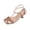 A Gold, variant on Womens Shoes Shoes for Women Women's Fashionable Casual Spring And Summer Versatile Plus Size Solid Color Rhinestones Open Toe High Heels Sandals Silver 40