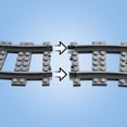 thumbnail image 3 of LEGO City Trains Switch Tracks 60238, 6 Pieces, Toy Train Track Extension Pack, Accessory Set, 3 of 6