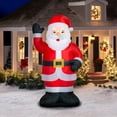 thumbnail image 2 of Airblown Christmas Yard Inflatables Light Santa Holiday Lighting 9 ft, 2 of 6