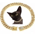thumbnail image 1 of Collares Personalizados Para Perros Y Gatos, Cadena Dorada C, 1 of 8