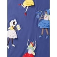 thumbnail image 6 of Emy Dola 2-7T Little Girls Cotton Dress Toddler Casual Short Sleeve Appliques Jersey A-line Dresses, 6 of 7