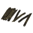 thumbnail image 2 of Unique Bargains 10pcs Furniture Box Rotatable Folding Lid Support Hinge Bronze Tone 17cm Long, 2 of 4