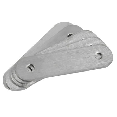 

60mm x 16mm Straight Repair Joining Mending Flat Plate Bracket 5pcs