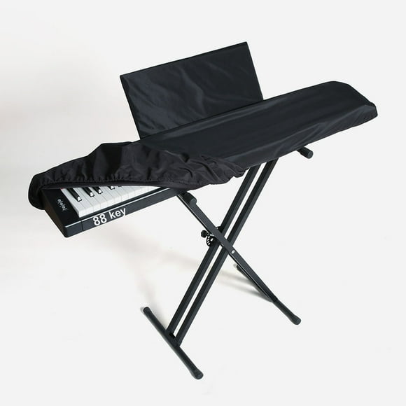 OULII Universal Keyboard Cover 1Pcs Black Composite Cloth Dustproof and Debris Protection 52.8x17.3x7.5in