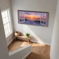 thumbnail image 7 of Beach Window Canvas Wall Art - Large Coastal Picture Landscape Canvas Prints Tropical Sea Paintings, Horizontal Summer Seascape Artwork for Living Room Bedroom, 7 of 7