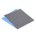 thumbnail image 1 of Salvamanteles de Silicona Unique Bargains 2uds Cuadrado Calor Resistente Claro Azul Profundo Gris, 1 of 5