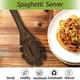 thumbnail image 4 of Walnut Wood Spaghetti Pasta Server Long Handle Wooden Pasta Spoon with Teeth Pasta Forks Walnut Woo, 4 of 5