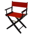 thumbnail image 5 of Extra-Wide Premium 18" Directors Chair Black Frame with Red Color Cover, 5 of 10