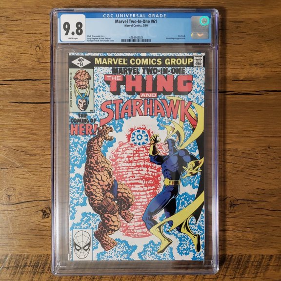 Marvel Two-In-One #61 - CGC 9.8 Comic Book