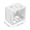 thumbnail image 2 of LEEYNEER OFFIGAM Brackets for Blinds 8Pcs White Mini Abs for Window Blinds Support Headrail Mounting, 2 of 8