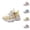 Yellow, variant on LTTVQM Toddler Sneakers for Girls Boys Orthopedic Chunky Lace-Up Rotary Buckle Anti-Slip Trainers with Arch Support Fashion Outdoor Athletic Sports Walking Shoes Purple 9.5 Toddler