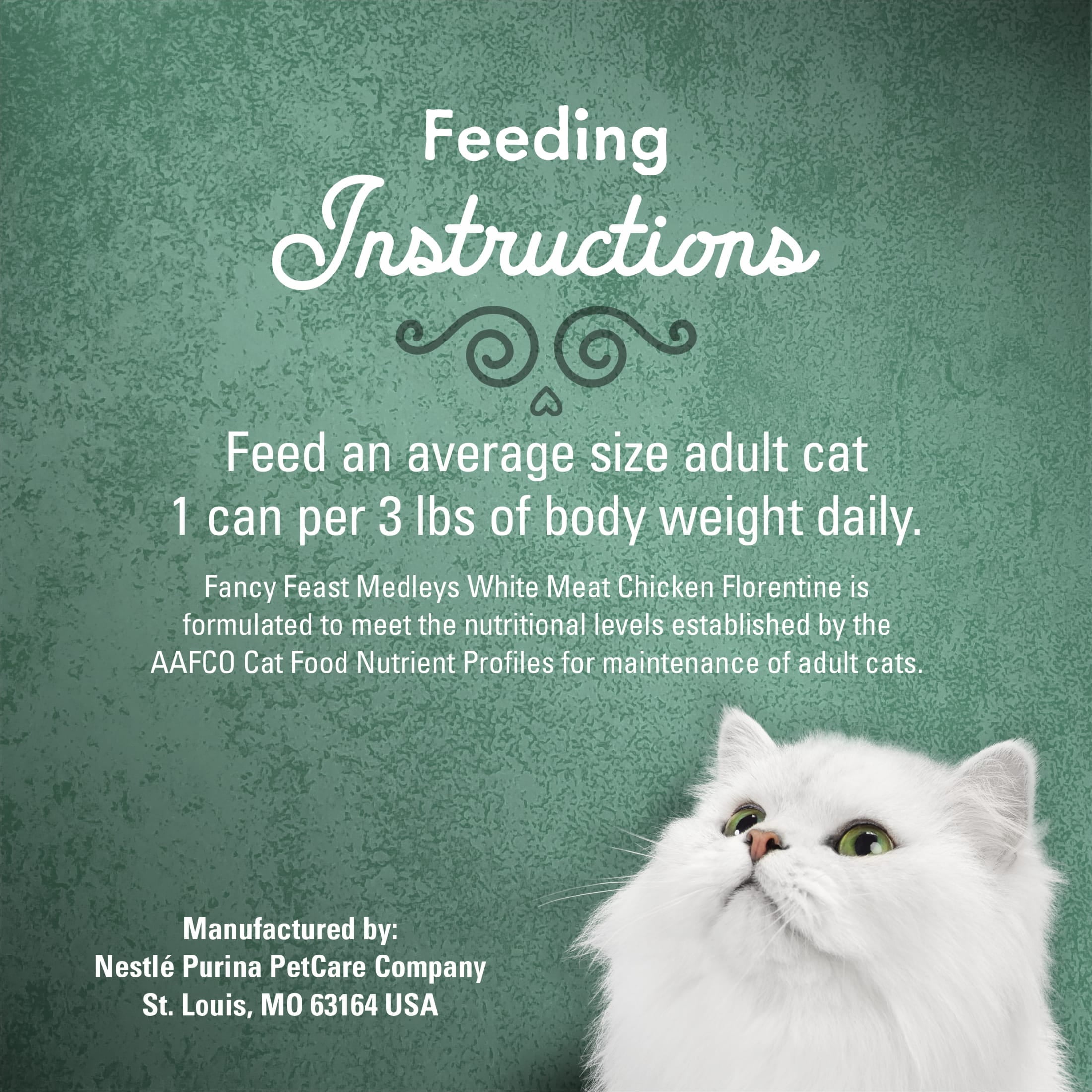(6 pack) Purina Fancy Feast Medleys Wet Cat Food, Chicken Florentine & Spinach, 3 oz Cans