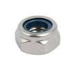 thumbnail image 3 of Uxcell M10 x 1.5mm Pitch Metric Thread 304 Stainless Steel Left Hand Lock Nuts (4-pack), 3 of 5